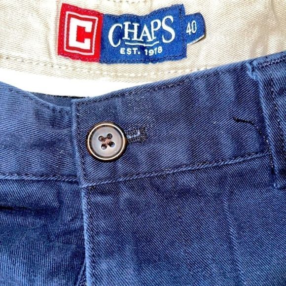 Chaps Mens Flat Front Shorts Size 40 - Picture 4 of 5